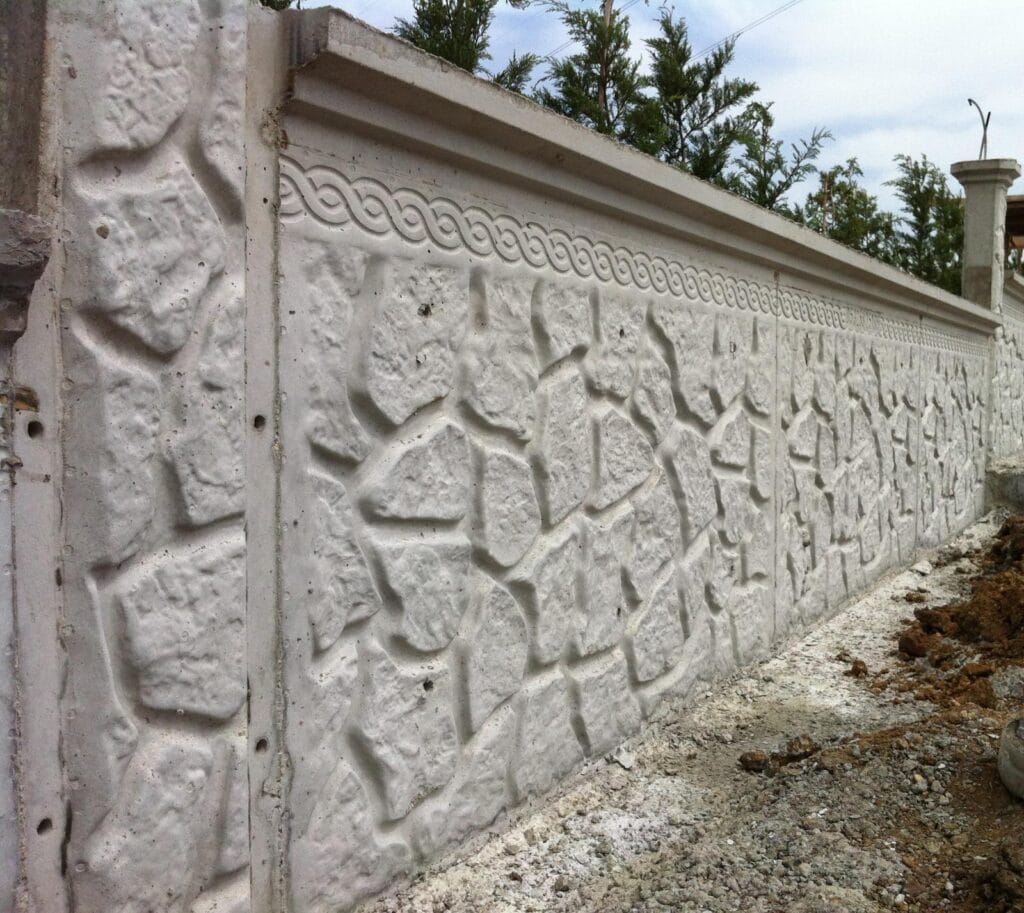 Taş Desenli Çelik Kalıp Duvar