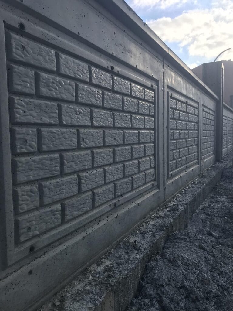 Tuğla Desenli Çelik Kalıp Duvar