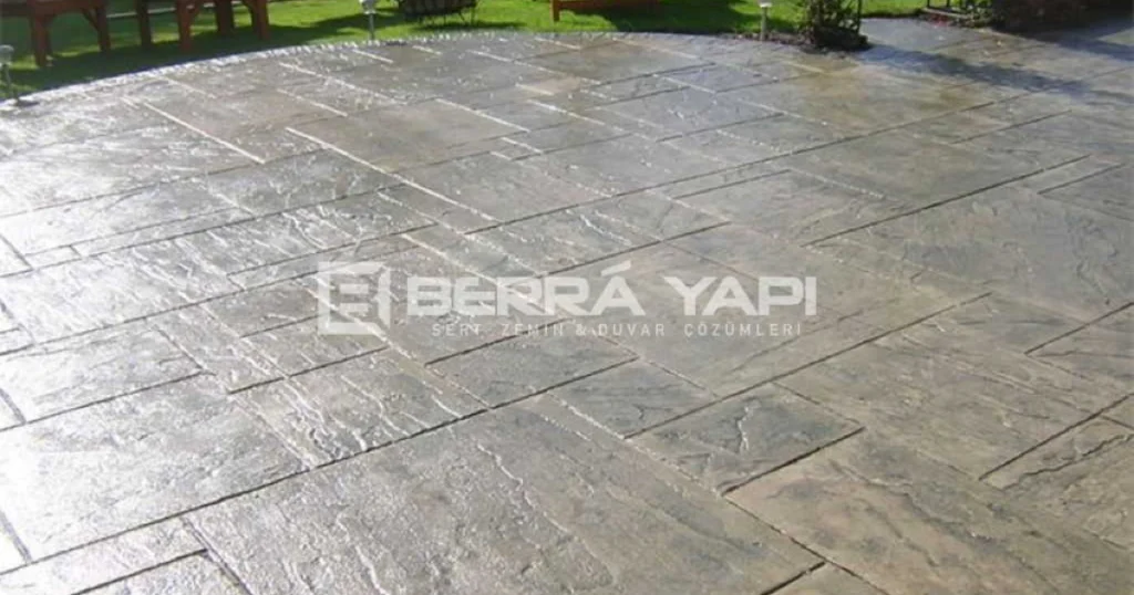 Bahçe ve Yürüyüş Yollarında Baskı Beton Kullanımı
