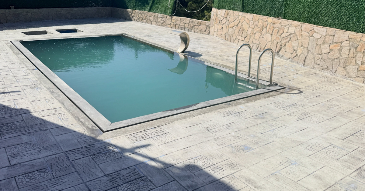 Havuz Kenarında Baskı Beton Tercih Edilir mi?